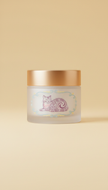 Velvet moisture cream elegant cat design