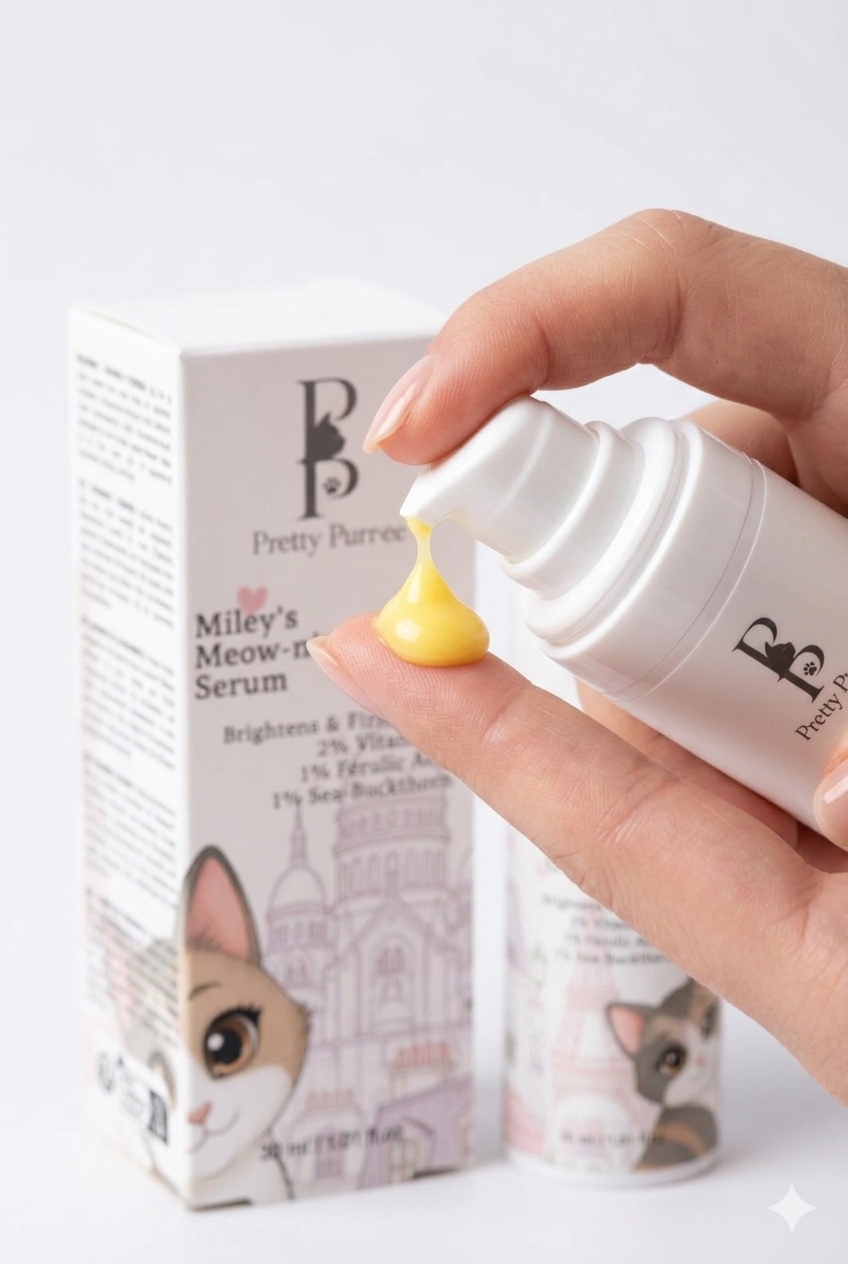 Miley's Meow-ning Glow Serum